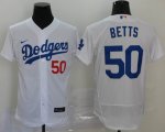 Los Angeles Dodgers Mookie Betts Nike white 2020 Away Official Authentic Player Jersey