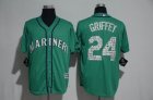 2017 Seattle Mariners #24 Ken Griffey green new Flexbase Authentic Collection Jersey