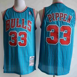 Chicago Bulls #33 Scottie Pippen green throwback NBA Jerseys-XD