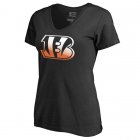 Women's Cincinnati Bengals Pro Line by Fanatics Branded Black Gradient Logo T-Shirt