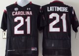 Youth South Carolina Gamecocks #21 Marcus Lattimore College Football black Jersey