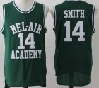 Bel-Air Academy #14 Will Smith green Movie basketball jersey