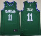 Nike Dallas Mavericks #11 Kyrie Irving green nba jerseys -XD