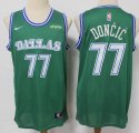 Dallas Mavericks #77 Luca Doncic green nike nba jersey-XD