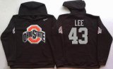 Ohio State Buckeyes Black #43 LEE NCAA Hooded Sweatshirt