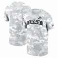 Detroit Lions Nike Arctic Camo 2024 Salute To Service Performance T-Shirt