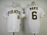 Pittsburgh Pirates MARTE 6# white mlb Jerseys