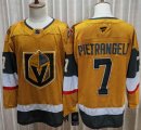 Vegas Golden Knights #7 Alex Pietrangelo Gold hockey Jersey