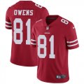 San Francisco 49ers #81 Owens nike red Color Rush Limited Jersey