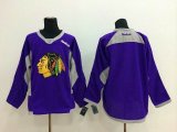 2014 new Chicago Blackhawks blank purple Ice Hockey Jerseys