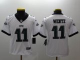 Youth Youth Philadelphia Eagles #11 Carson Wentz white Color Rush Limited Jersey