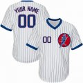 Custom Chicago Cubs white baseball jerseys