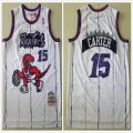 Toronto Raptors #15 Vince Carter white throwback NBA Jersey-XD