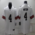 Nike Cleveland Browns #4 Deshaun Watson white Color Rush Limited Jersey