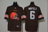 Browns #6 Baker Mayfield brown Nike Color Rush Limited Jersey-WL