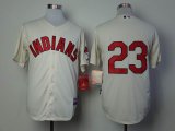 Cleveland Indians Michael Brantley #23 beige mlb jerseys