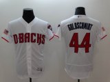 Arizona Diamondback #44 Paul Goldschmidt white Flexbase Authentic Collection Jersey