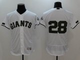 Francisco Giants 28 Buster Posey white Commemorative version Flexbase Authentic Collection Jersey