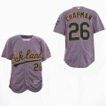 Oakland Athletics #26 Matt Chapman Gray Flexbase Authentic Collection Jersey