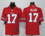 Nike Buffalo Bills #17 Josh Allen red Color Rush Limited Jersey