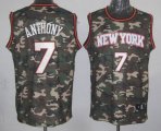 New York Knicks #7 Carmelo Anthony Camo NBA Jerseys