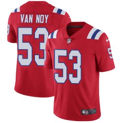 Patriots #53 Van Noy Nike red Color Rush Limited Jersey