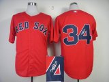 Boston Red Sox 34 Ortiz red mlb signature jerseys