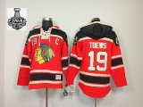 2013 NHL Stanley Cup Chicago Blackhawks #19 Jonathan Toews Red hockey Jersey