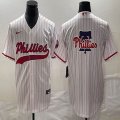 Nike Philadelphia Phillies blank white majestic baseball jersey Joint name-BD 03