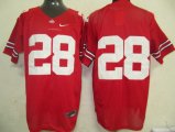 Ohio State #28 Red Jersey