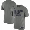 New Orleans Pelicans gray NBA T-Shirts