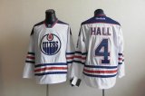 Edmonton Oilers 4 Hall white NHL Jersey