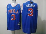 Philadelphia 76ERS Allen Iverson NBA blue Jersey