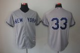 New York Yankees 33# Grey Jerseys