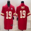 Nike Kansas City Chiefs #19 Kadarius Toney red Color Rush Limited Jerseys