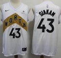 Nike Toronto Raptors #43 Pascal Siakam white Stitched NBA Jersey-S8