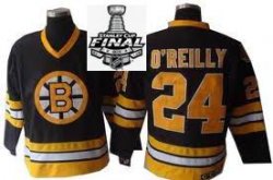 2013 NHL Stanley Cup Boston Bruins 24 O\'REILLY Black Premier Jersey