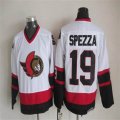 Ottawa Senators #19 Jason Spezza White CCM NHL Jerseys