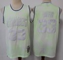 Boston Celtics #33 Larry Bird throwback light green nba jersey-S8