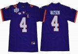 2018 Clemson Tigers DeShaun Watson #4 College Football Limited Jersey - Purple