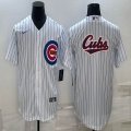 Nike Chicago Cubs blank white majestic MLB baseball jerseys