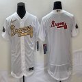 Nike Atlanta Braves blank White Flexbase Authentic Collection MLB Jersey