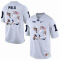 Custom Penn State #10 Brandon Polk white fashion college football jersey