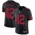 San Francisco 49ers #42 Ronnie Lott nike black Color Rush Limited Jersey