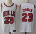 Nike Bulls #23 Michael Jordan white nba basketball Jerseys