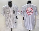 Nike New York Yankees blank white MLB baseball Jersey Joint name -BD 07