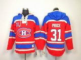 Montreal Canadiens PRICE 31# Red NHL Hooded Sweatshirt