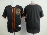 San Francisco Giants blank black baseball jersey