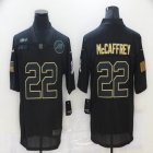 Nike Panthers #22 Christian McCaffrey black Salute To Service Limited Jersey-BD