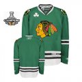 Blank Green with Stanley Cup Finals Chicago Blackhawks Jerseys